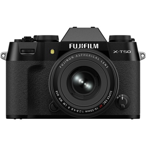 FUJIFILM X-T50 Black Kit XF 16-50mm- 4 Jahre "Swiss Garantie"