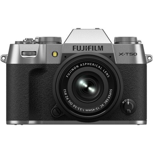 FUJIFILM X-T50 Silver Kit XC 15-45mm - 4 Jahre "Swiss Garantie"