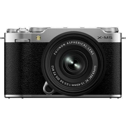 Fujifilm X-M5 Silver Kit XC 15-45mm - 4 Jahre "Swiss Garantie"