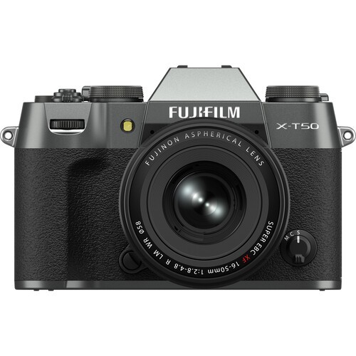 FUJIFILM X-T50 Charcoal Silver Kit XF 16-50mm - 4 Jahre "Swiss Garantie"